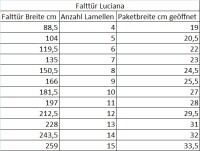 Falttür nach Maß, Luciana, buchefarben, Volllamelle Breite 88,5 cm